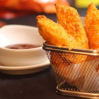 Tiras De Pollo Rebozadas Miel Mostaza