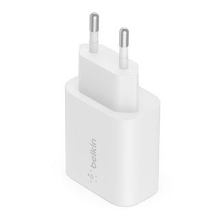 Cargador De Pared Belkin Boost Charge Usb-C Pd 3.0 Pps De 25 W Blanco - 0745883825066