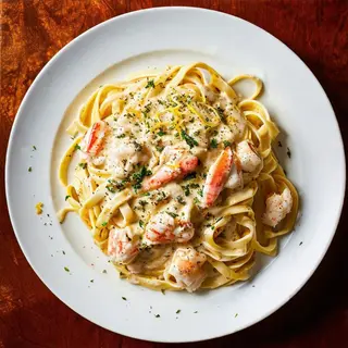 Fettuccine Ginger Crab