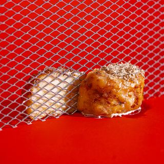 Frittatina cacio, pepe e tartufo