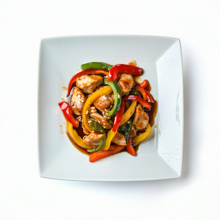 106. Pollo Salteado Estilo Tailandés