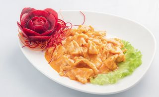 224.Pollo in salsa curry rosso