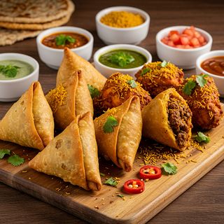 Samosa platter beef & chicken