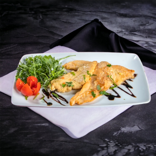 Escalop de pui cu cartofi prajiti