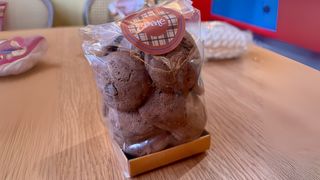 Печенье шоколадное с фундуком