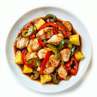 36. Pollo in salsa agro-dolce