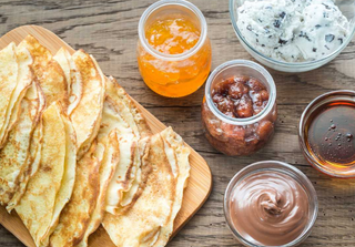 Clătite cu dulceață