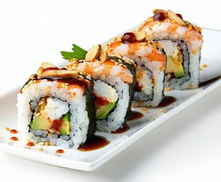 211. Gamberoni e mandorle - 8 pezzi