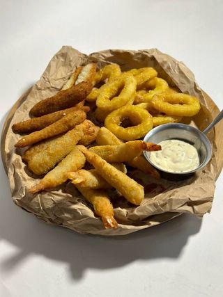 Сет з морепродуктами в паніровці (450 гр)