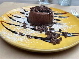 Cuore caldo al cioccolato fondente