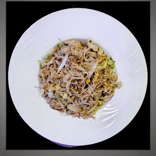 Masa fina com frango