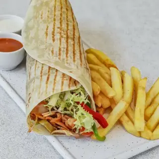 Menú Durum Kebab, patata y bebida 