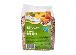Мюсли 30% плодове (375г)