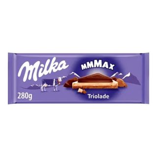 Chocolate con Leche y Blanco Triolade Milka Tableta 300 Gr.