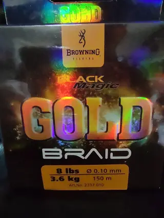 Browning fir textil Glod black 0.10mm 150m