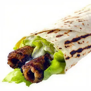 BBQ seekh wrap