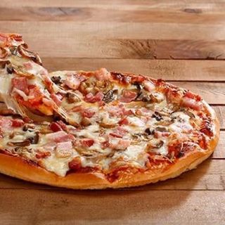 Pizza 0% Grasas Bacon Y Champiñones (26 Cm.)