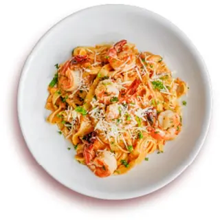 Prawns In Pink Sauce