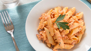 Maccheroni al salmone
