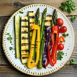 გრილზე შემწვარი ბოსტნეული