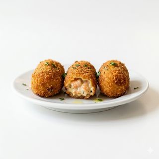 Croquetas Gambas al ajillo