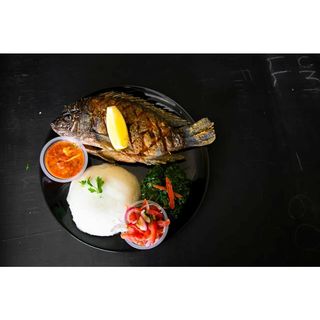 Panfried Fish Fillet + Rice/Ugali/Chapati