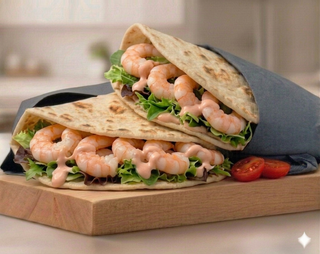 10. Gamberetti, salsa rosa, insalata