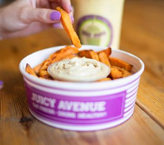 Sweet potato al horno + dip