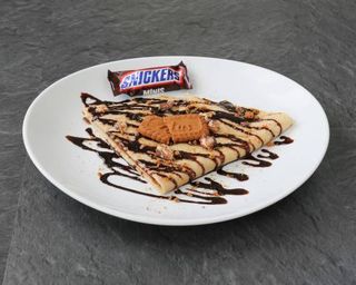 Crêpes Nutella Snickers