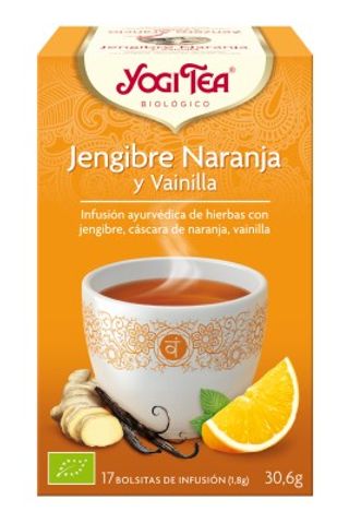 Infusión Jengibre Naranja Y Vainilla...