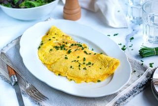Omelette Poulet Fromage