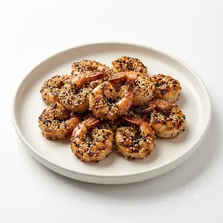 Gambas Tostadas Con Semillas De Sésamo