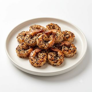 Gambas Tostadas Con Semillas De Sésamo