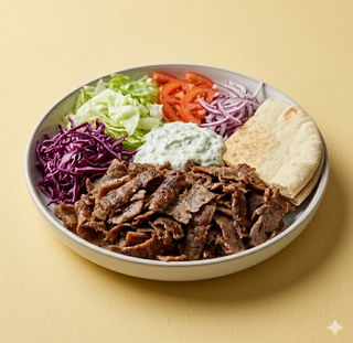 Piatto kebab menù