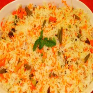 Verduras biryani