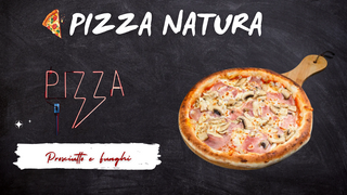 24 CM Pizza Prosciutto e Funghi