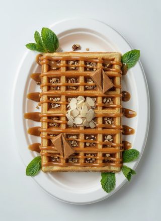 Венские вафли c карамелью /Wafe cu caramel