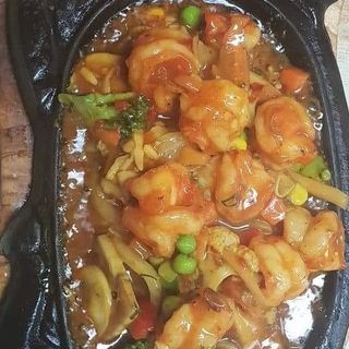 Krewetki duże na ostro