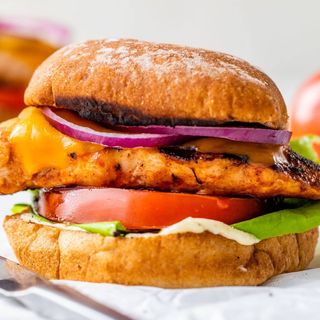 Chicken Burger & Fries