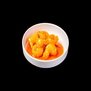 158. Gamberi fritti in salsa agrodolce