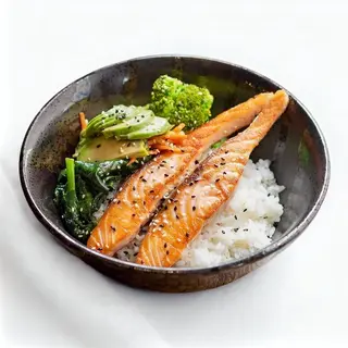 Avocado Yaki Sake Don