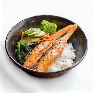 Avocado Yaki Sake Don