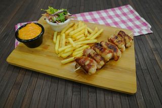 Pileći ražnjić obrok