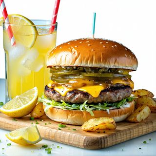 BURGHERAS - Baby Burger + Limonada -270g