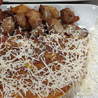 Cachapas Queso Y Cerdo Frito (1 Ud.)