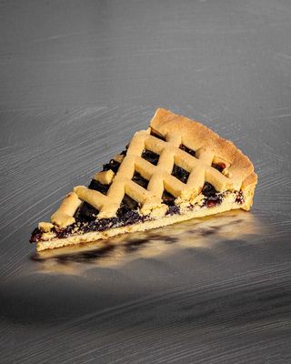 Crostata a porzioni visciole