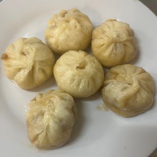 123. baozi con maiale alla piastra 6 pezzi