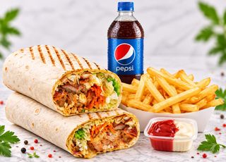 2 Menu kebab mic de pui