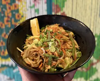 Wok de noodles .