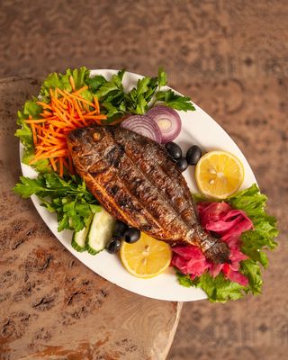 Жареный дорадо